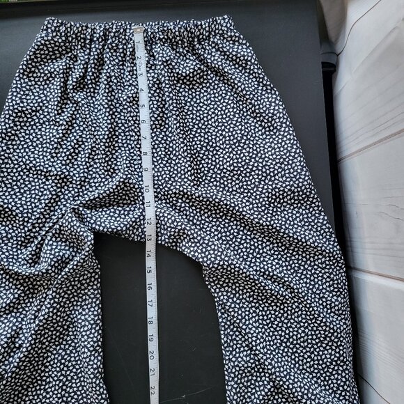 Vintage Brownstone Studio New York, 2pc Pajama Set, Sz 6, Black/White, Like New, - Picture 14 of 15